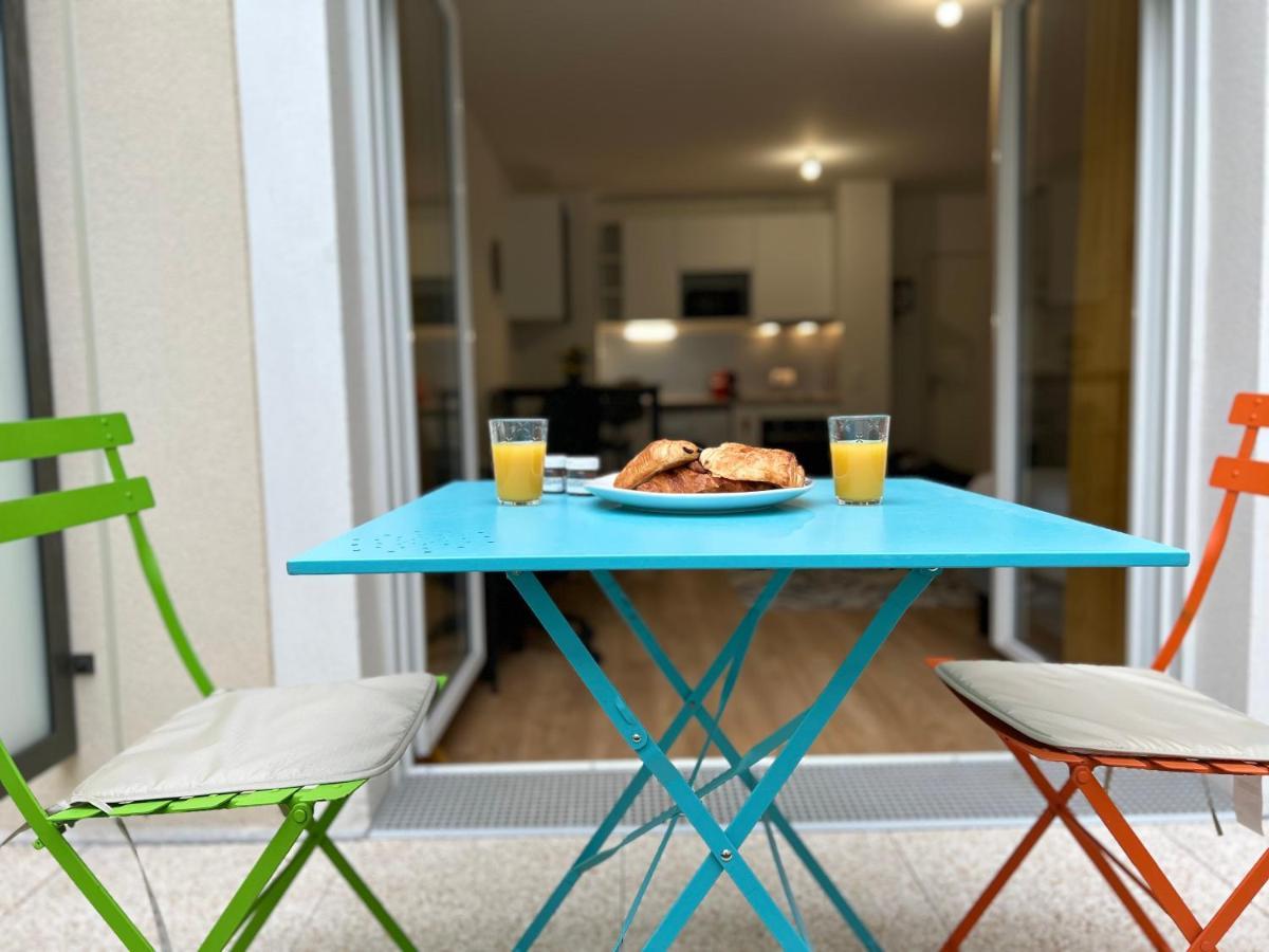 Studio Spacieux 4 Personnes Avec Terrasse Privee & Bureau - Gare A 4Min, Paris En 30Min ヴィリエ・シュル・マルヌ エクステリア 写真